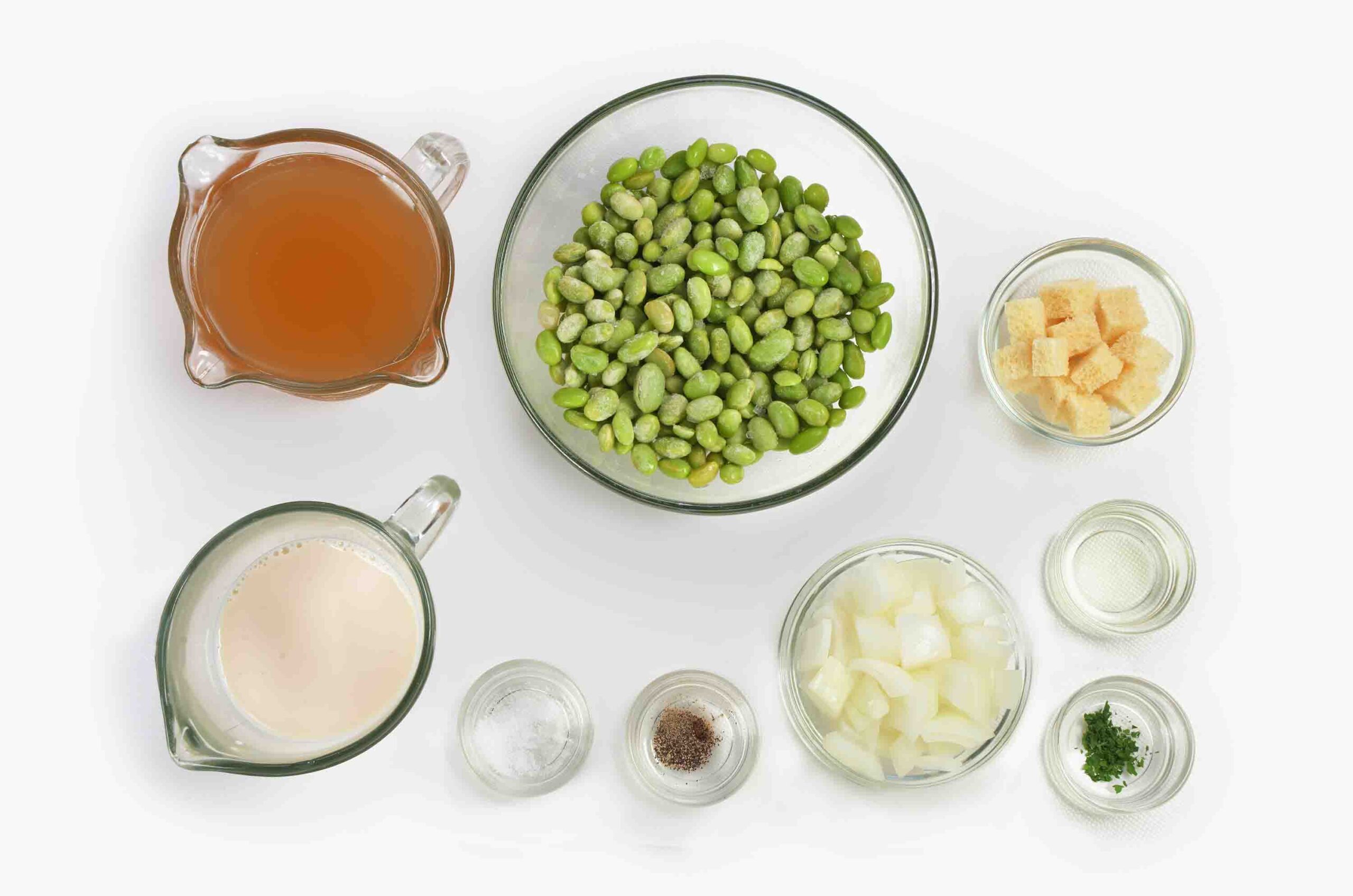 Crema de <em>Edamame</em>